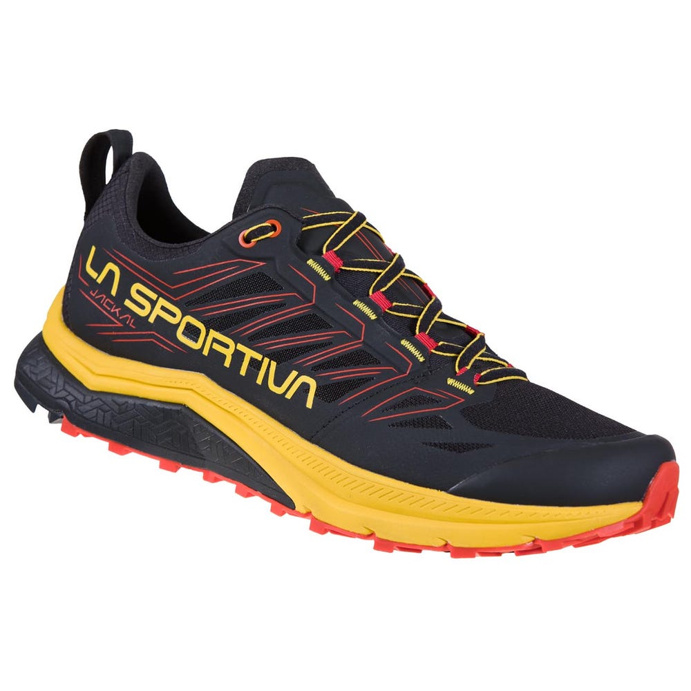 Zapatillas Trail Running La Sportiva Jackal Hombre Negras/Amarillo Chile-4381769